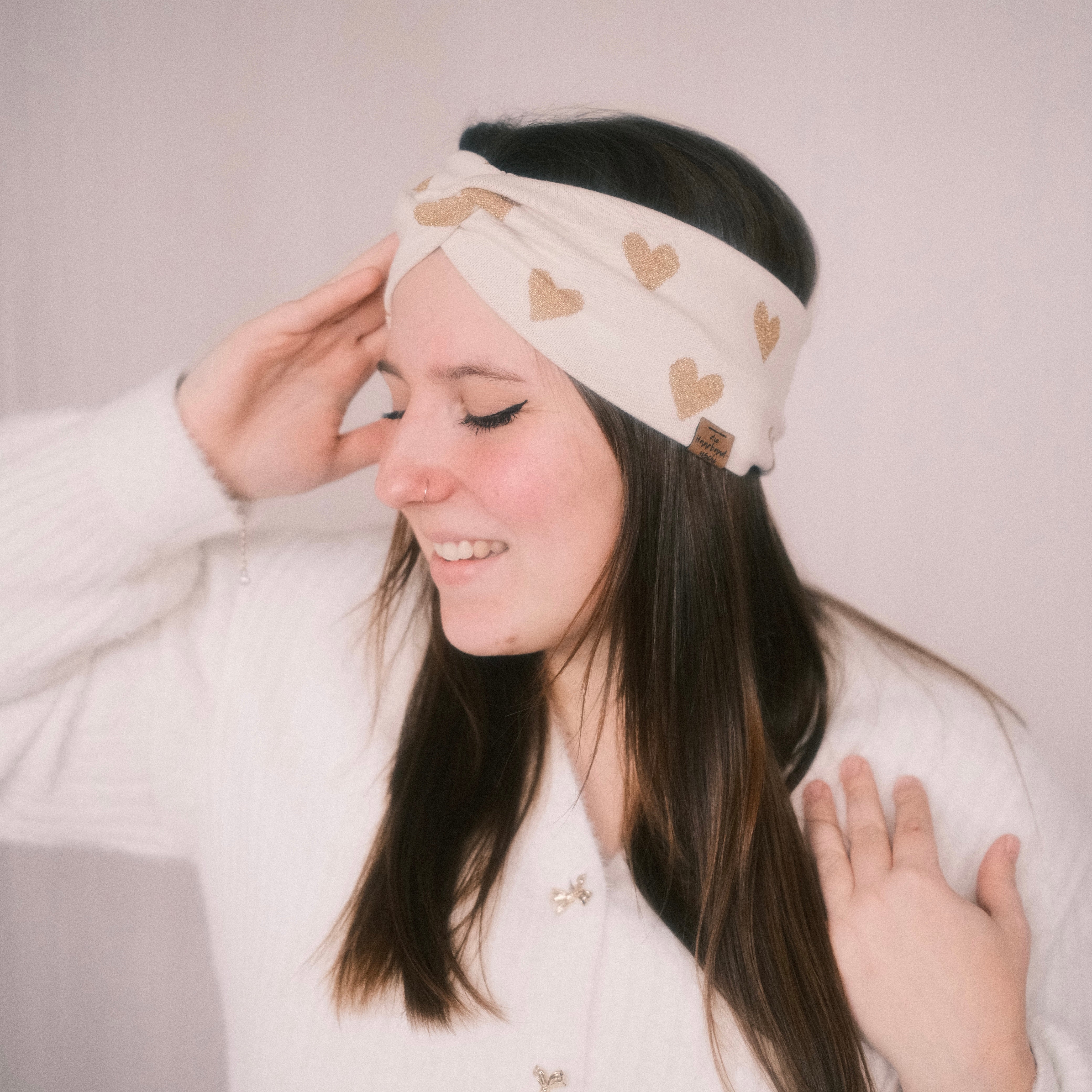 Basic Haarband - Herzi Gold