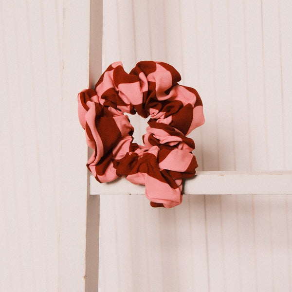 Scrunchie - Candy Lines Pink