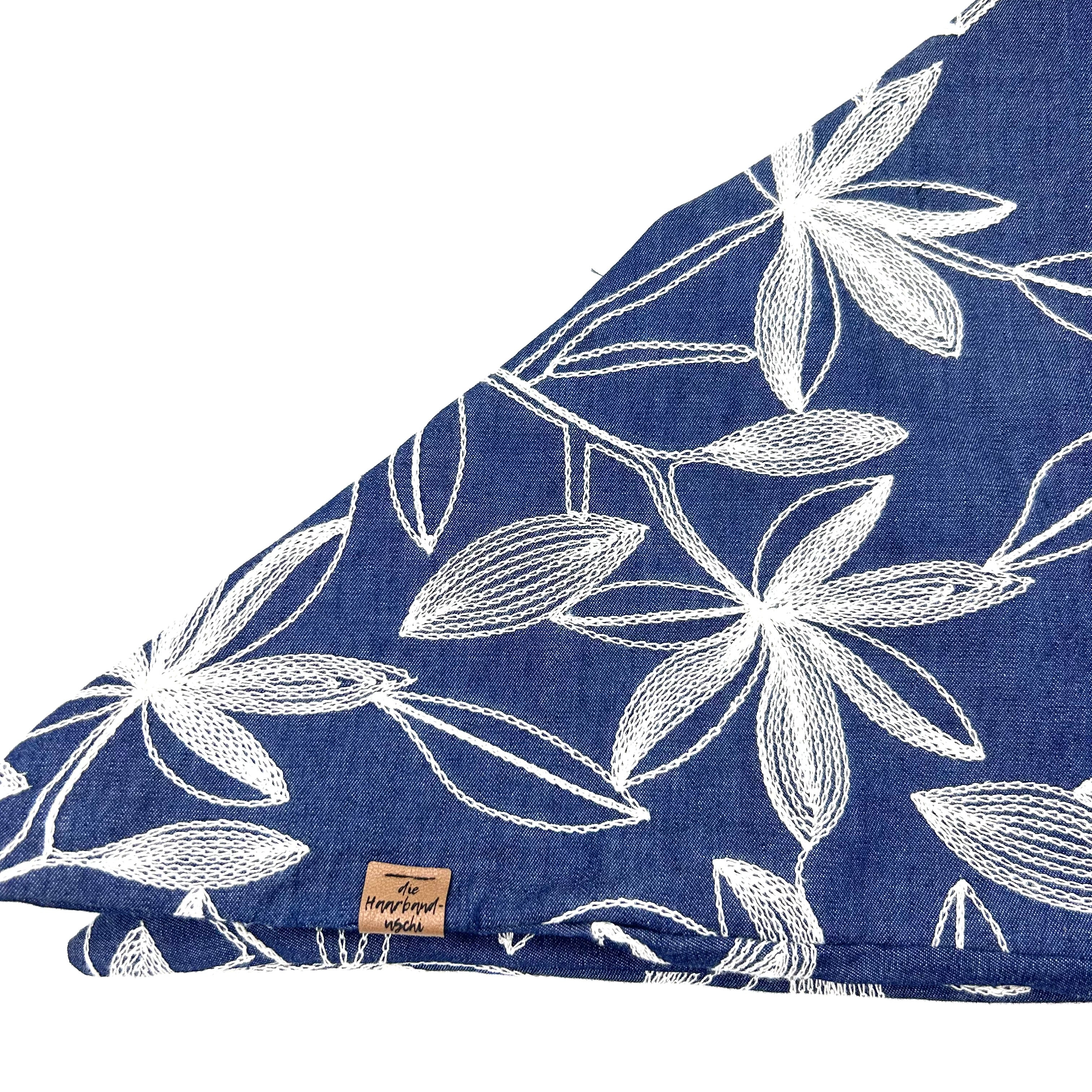 Bandana - Jeans Boho Weiß