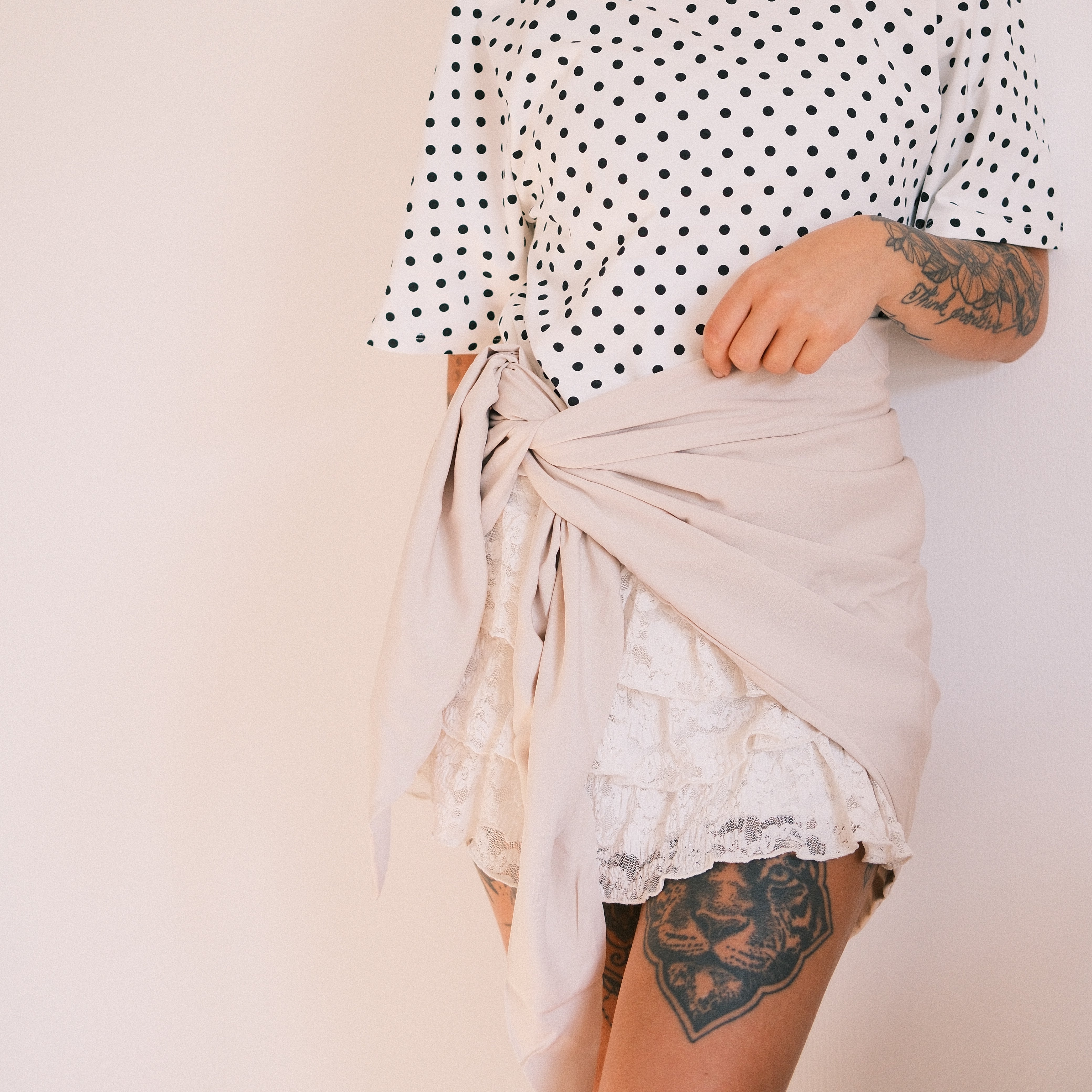 XXL Dreieckstuch - soft touch Beige
