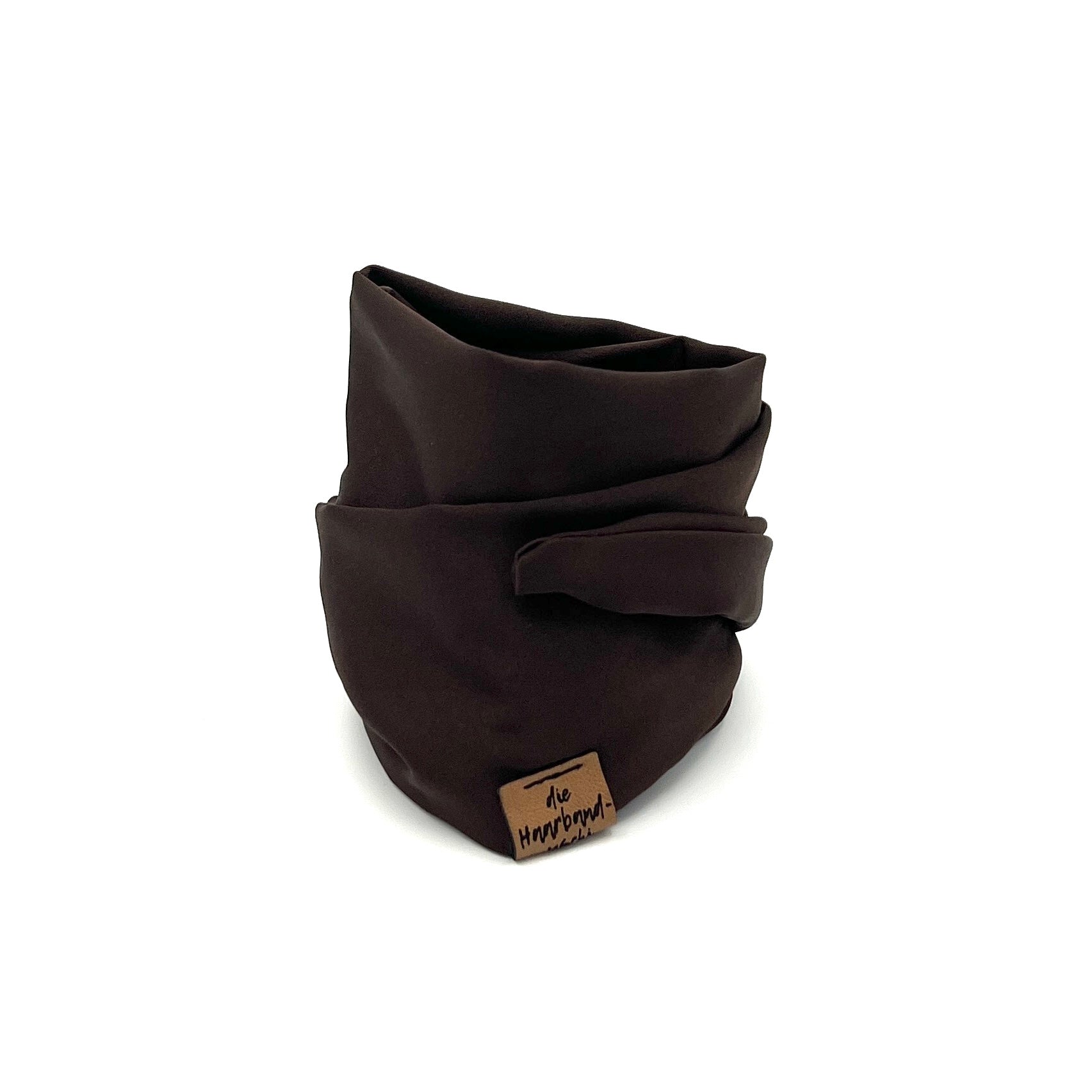 Drahthaarband Satin Chocolat Brown