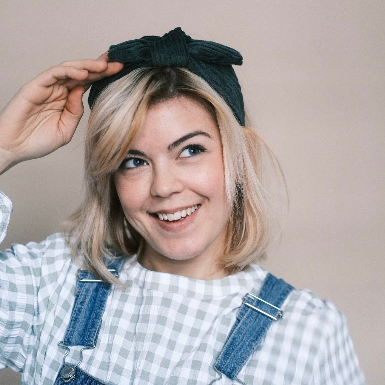 Heidi 4 in 1 Waldgrün Haarreif Schleife