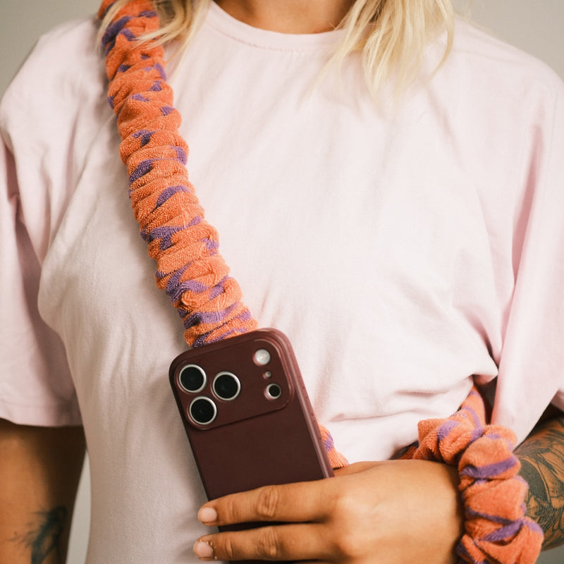Scrunchie - Frottee Orange