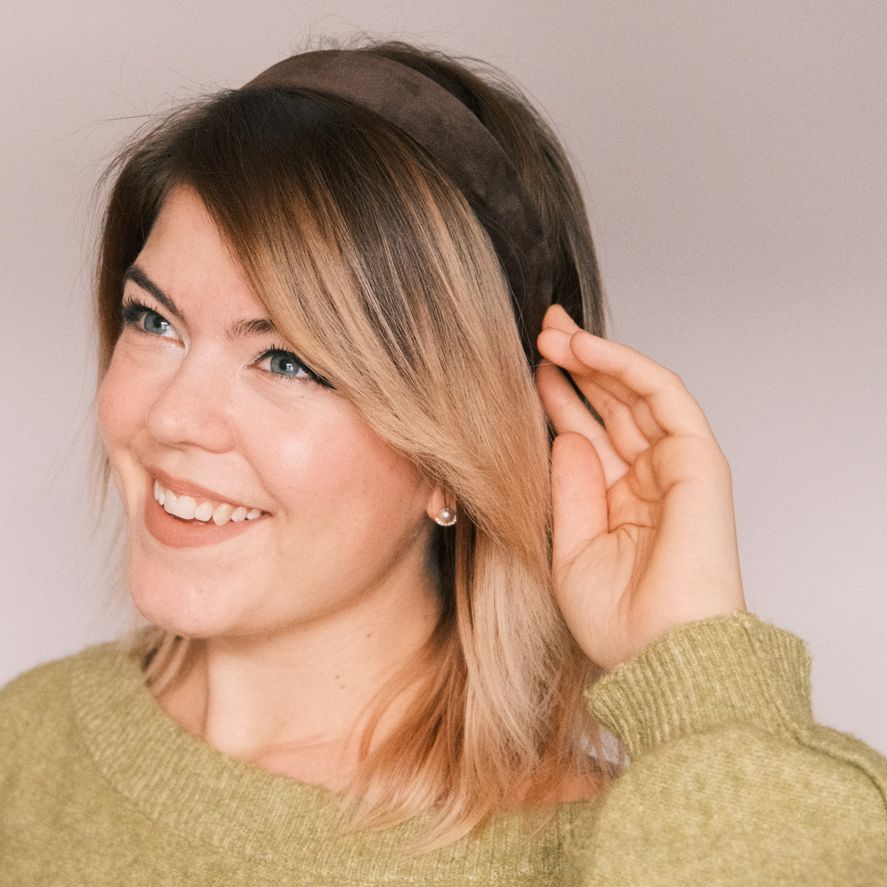 Anne - Samt Espresso