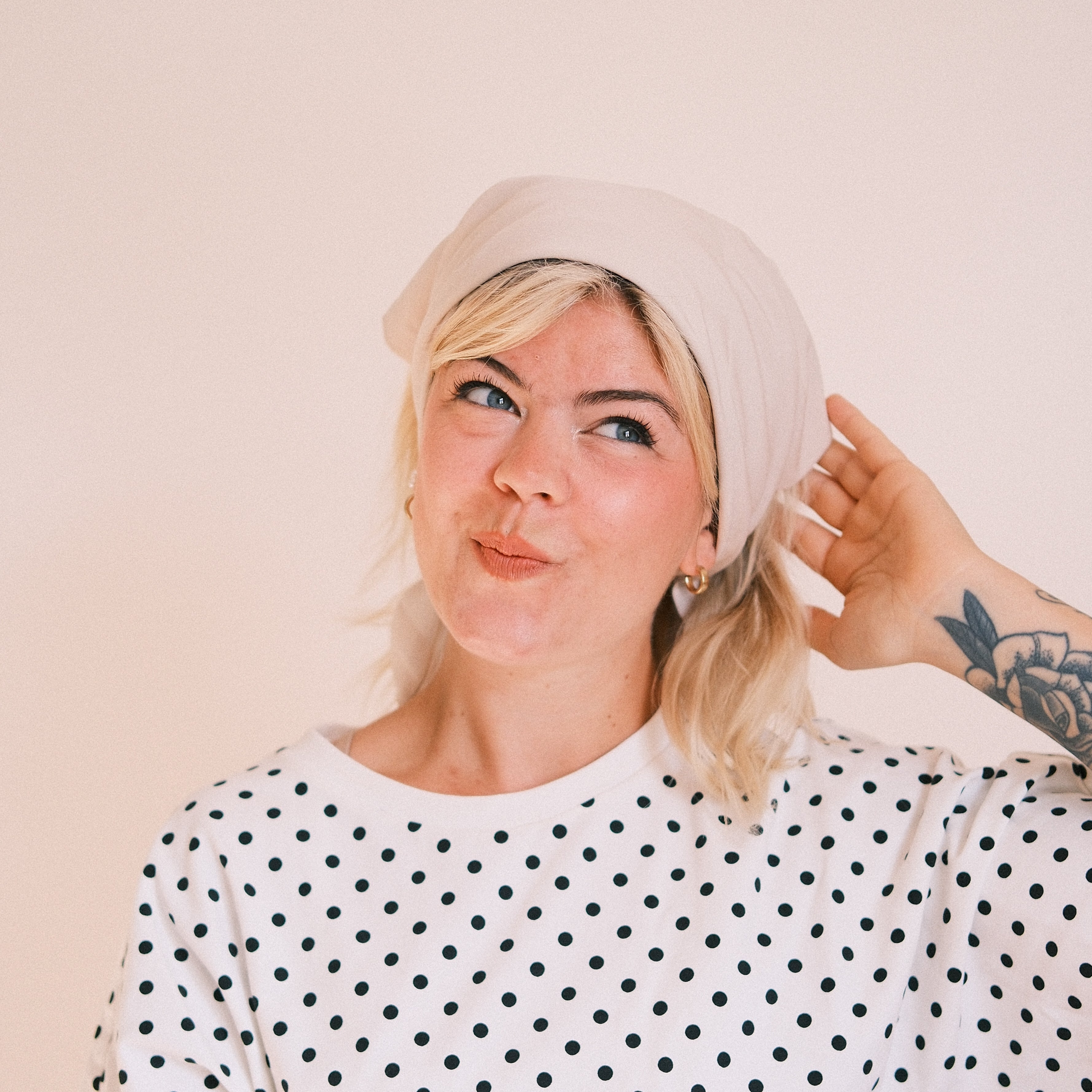 Bandana - soft touch Beige