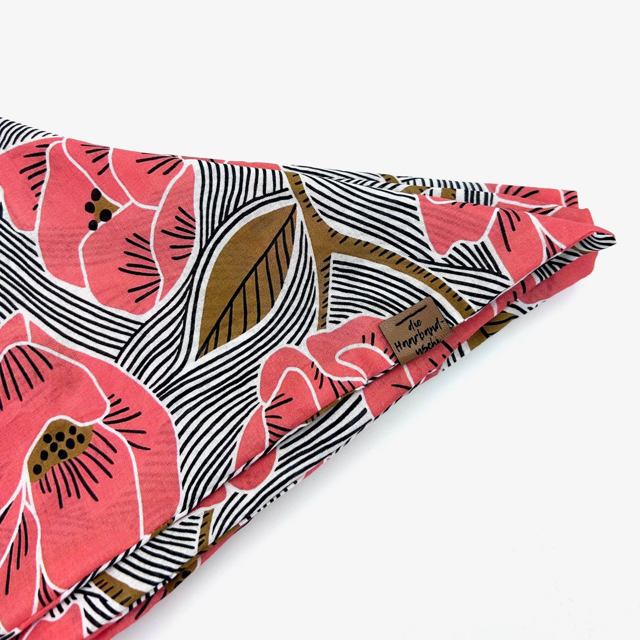 Bandana - Retro Blume Orange