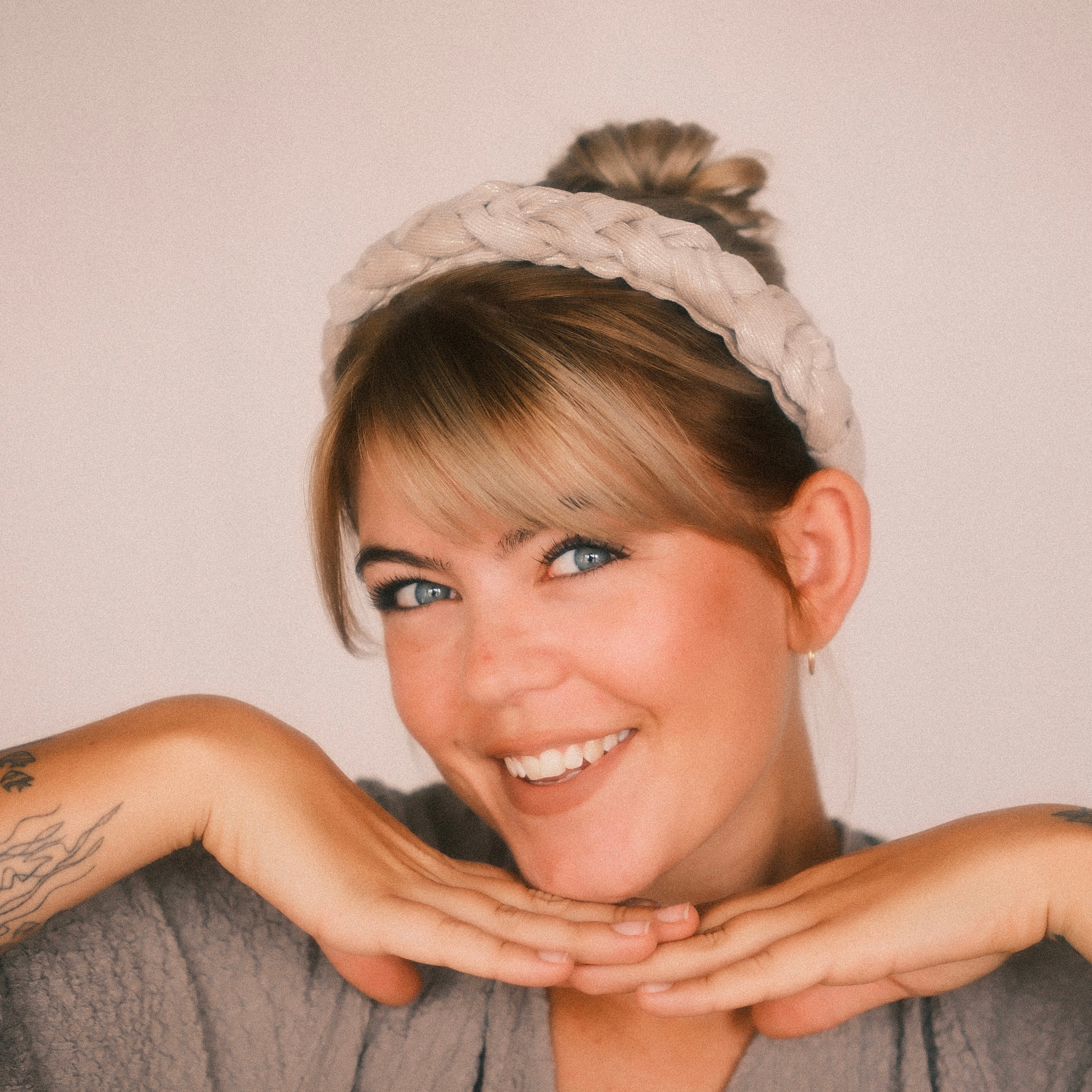 Hedda - Glitzer Beige