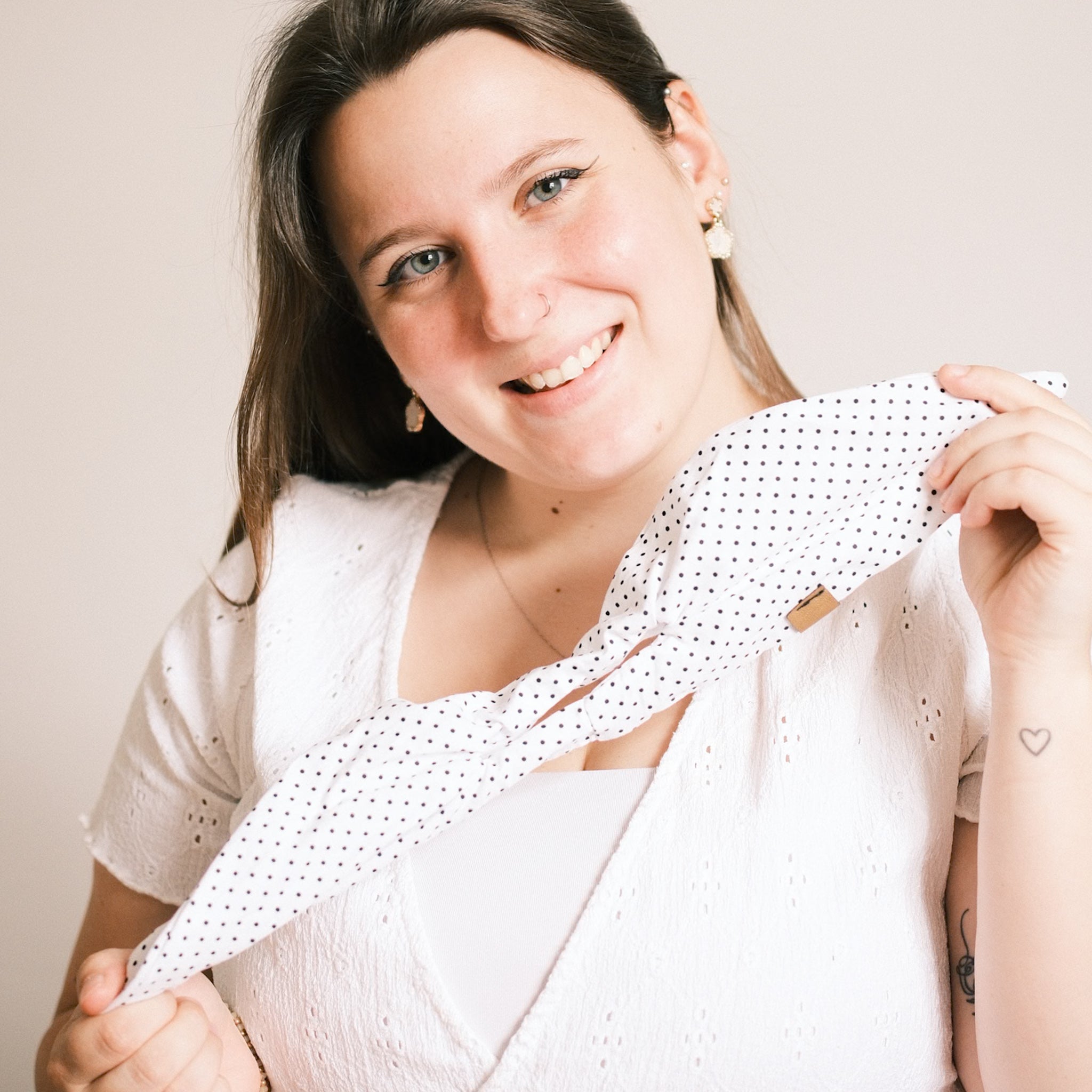 Dutti - Polka Dots Mini Weiß