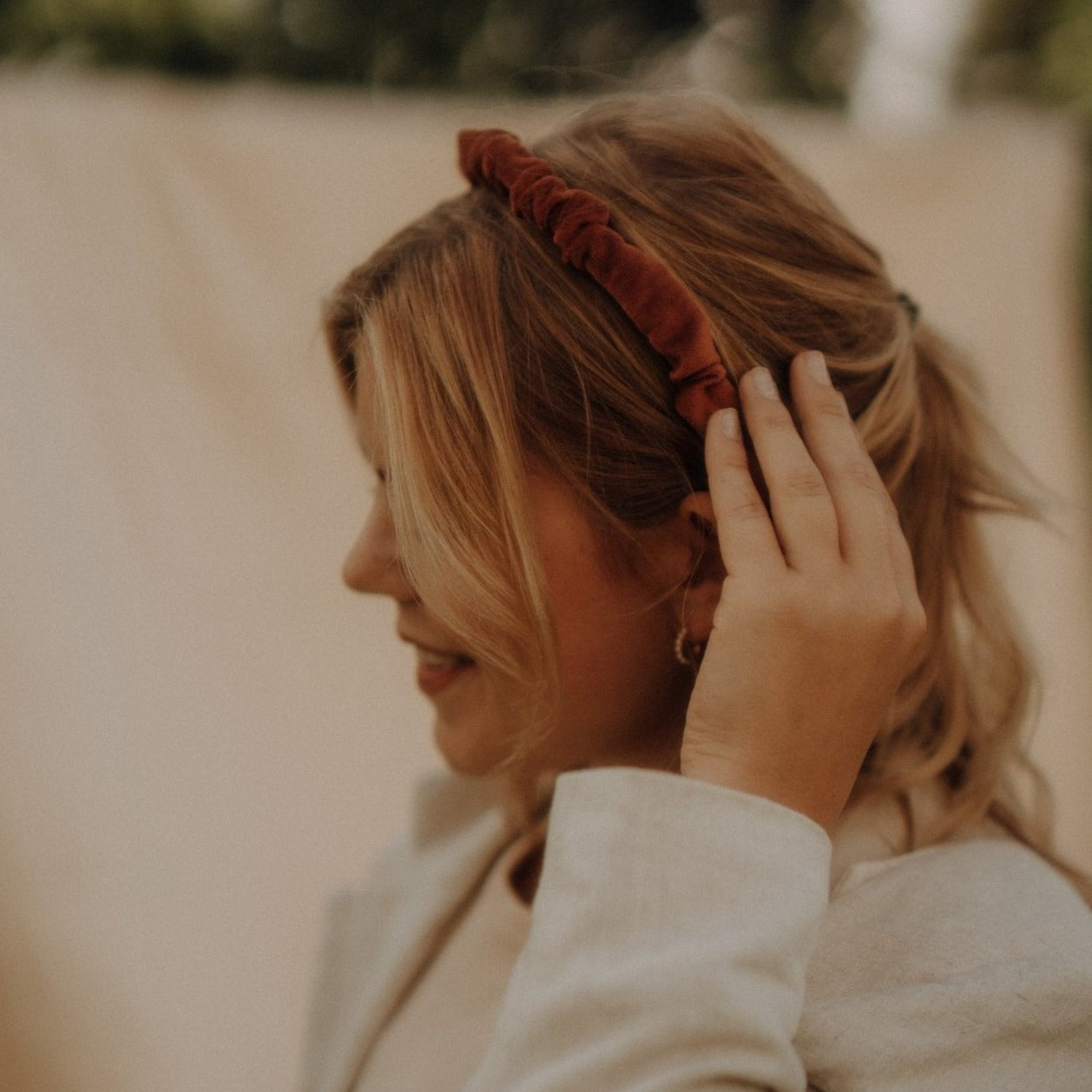 Hilde - Rost Haarreif gerafft