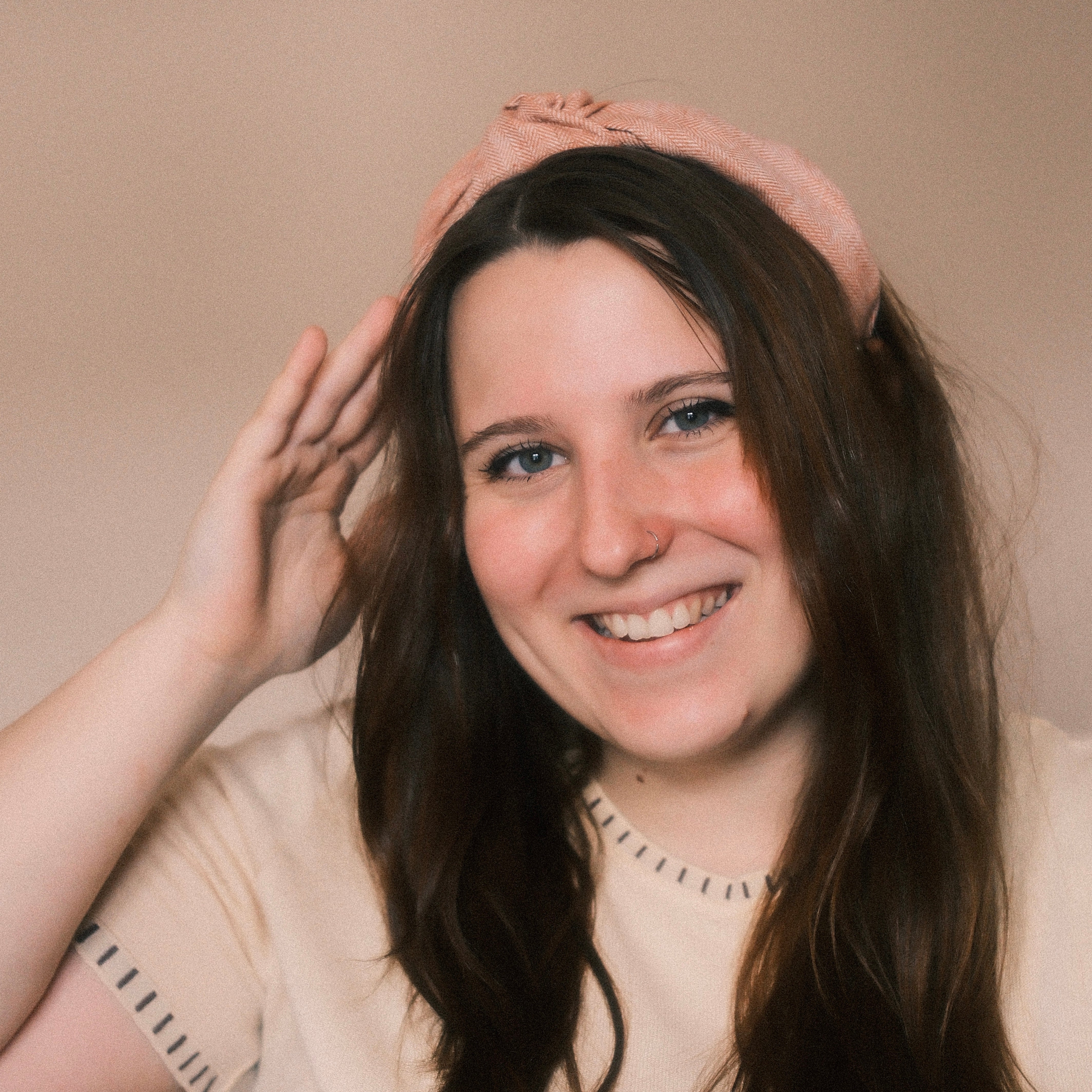 Lea - Fischgräten Rostorange