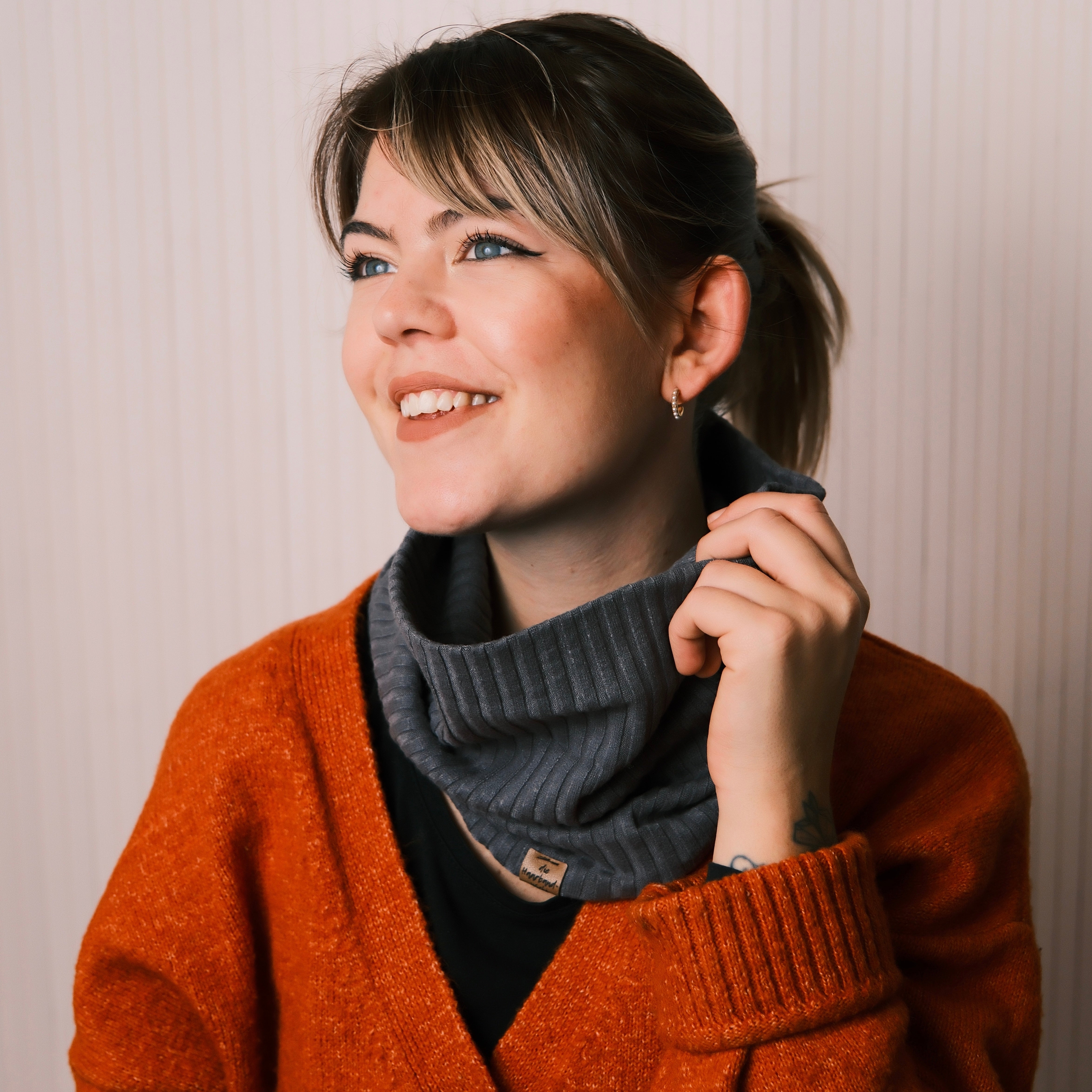 Loop - Grobstrick Dunkelgrau