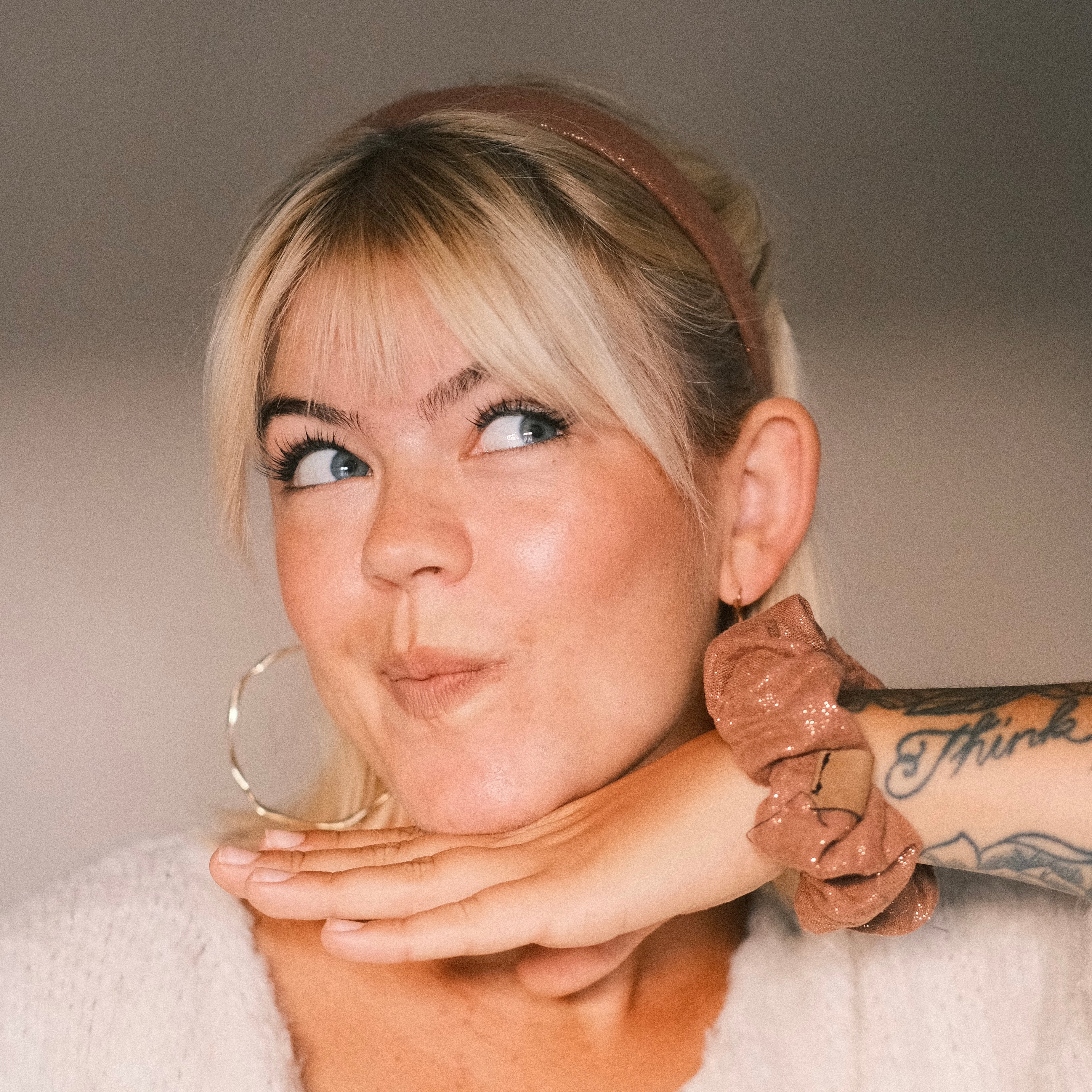 Anna - Glitzer Braun