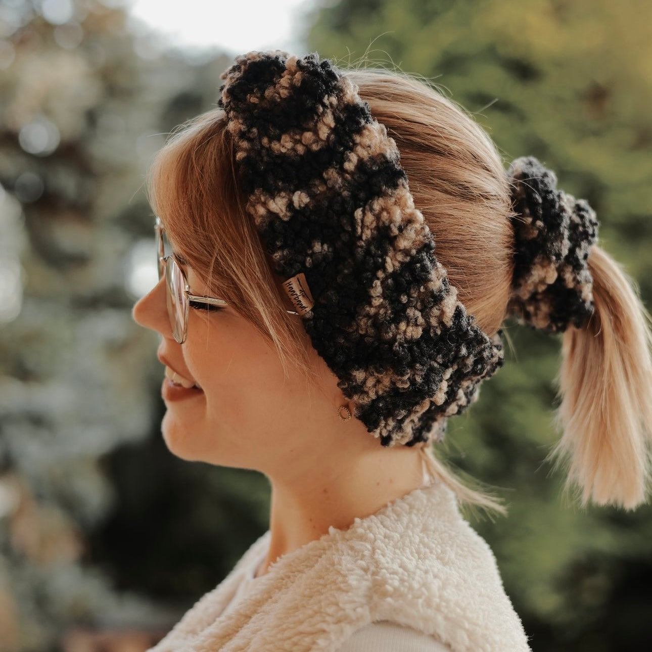 Basic Haarband - Teddy Zebra