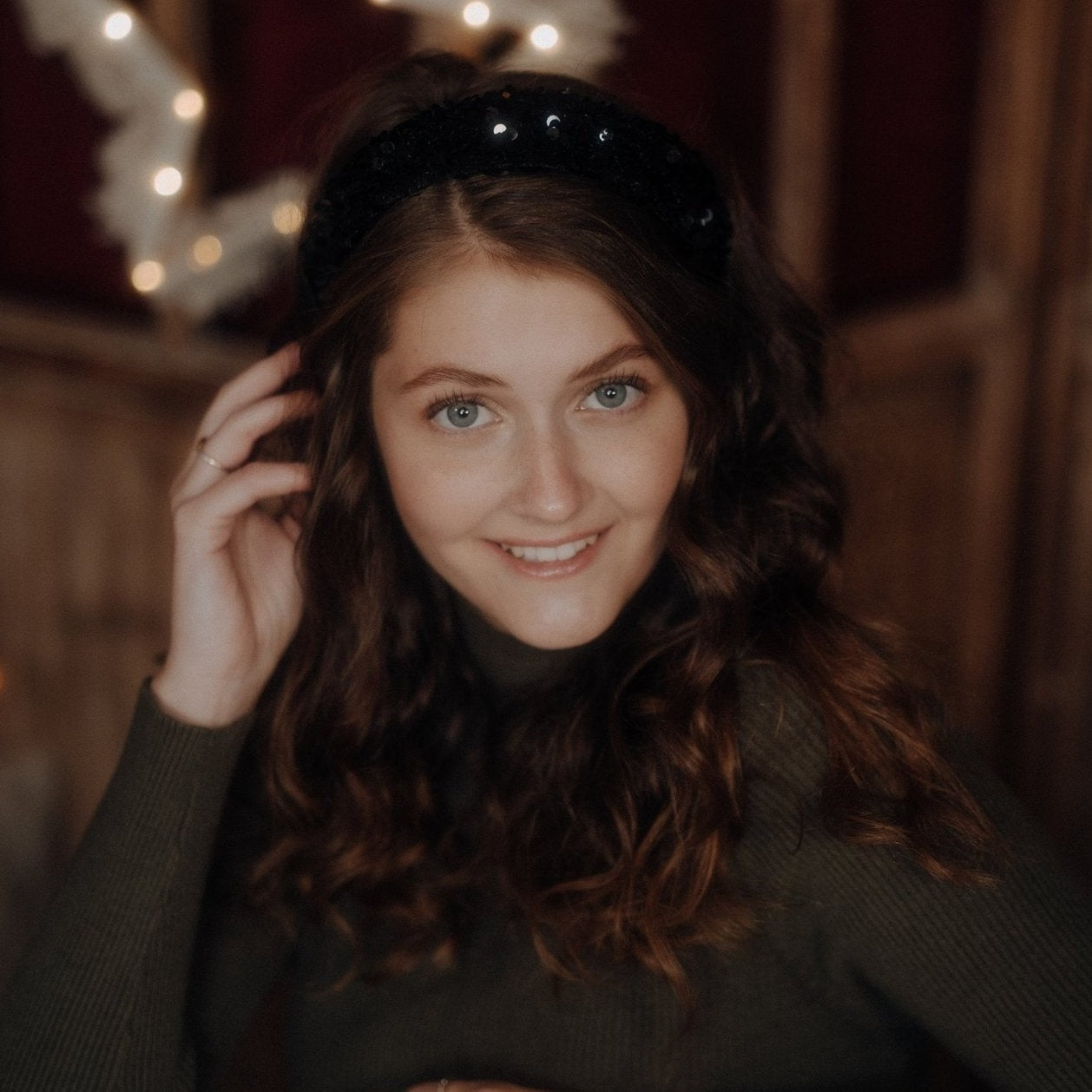 Anne Pailletten schwarz