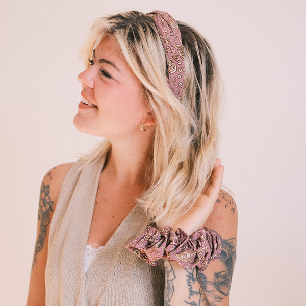 Fritzi - Vintage Paisley Mauve