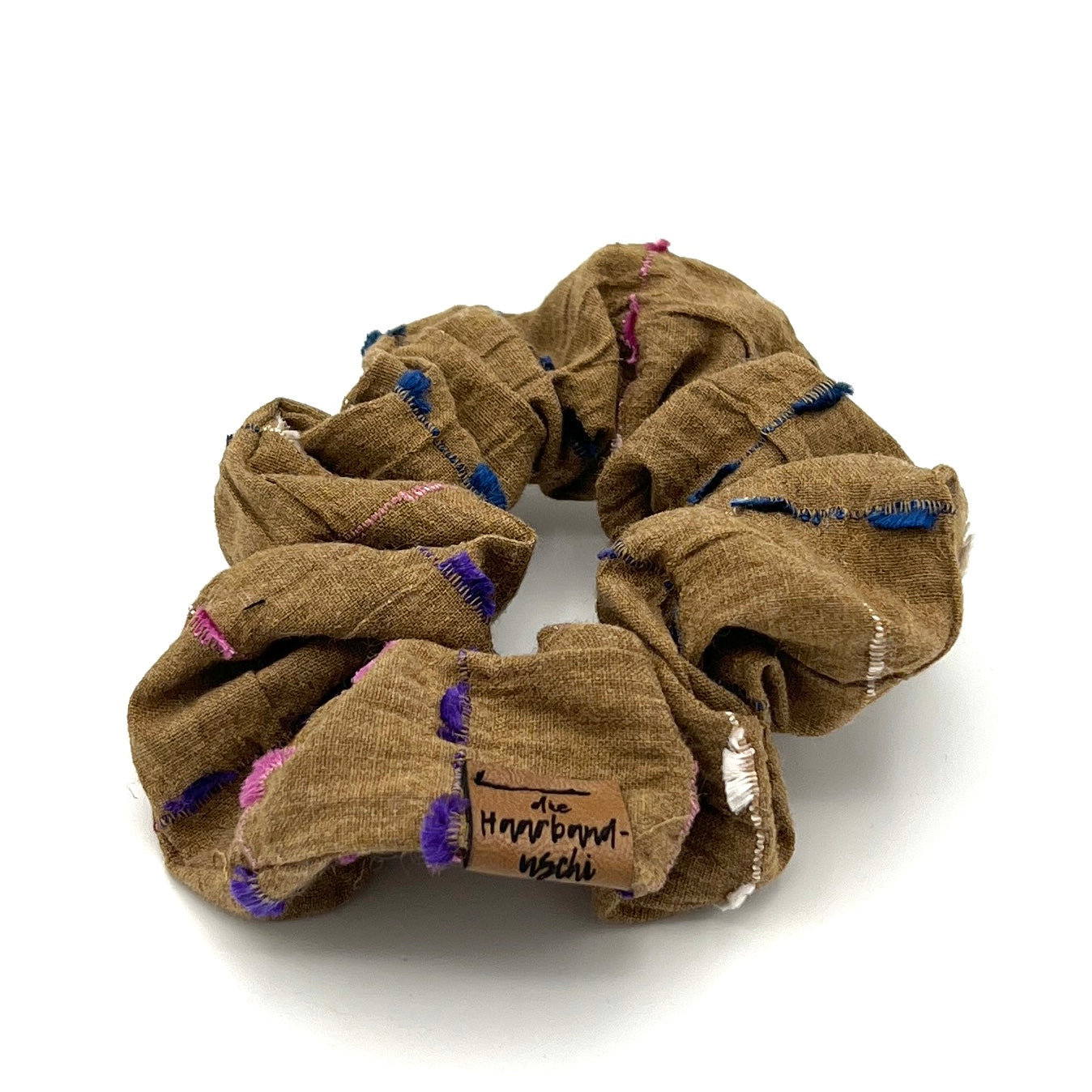 Scrunchie Boho braun