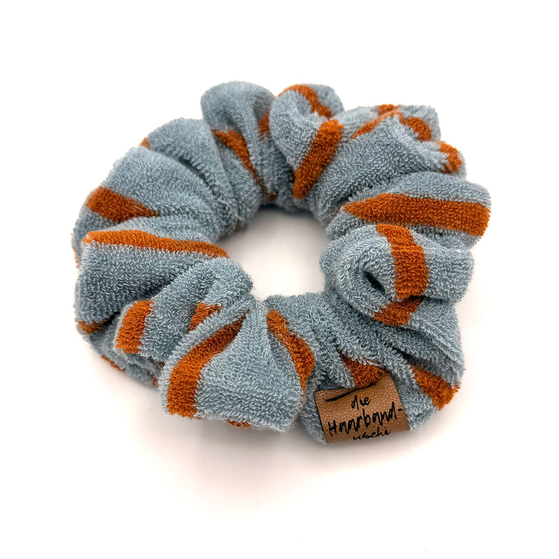 Scrunchie - Frottee Hellblau