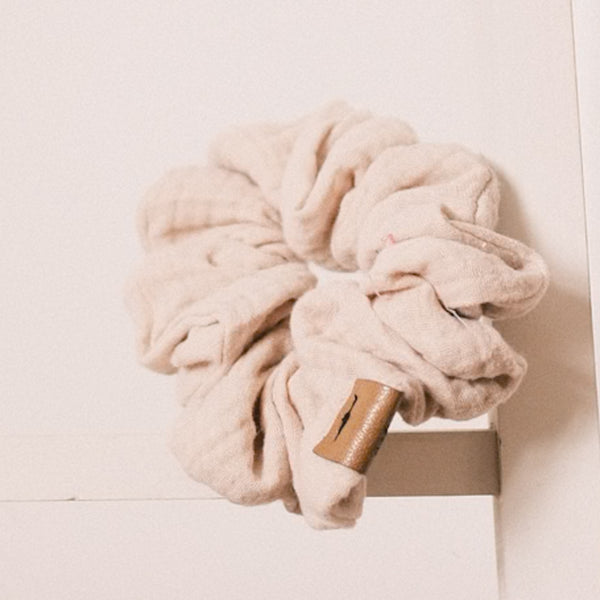 Scrunchie - Musselin Beige