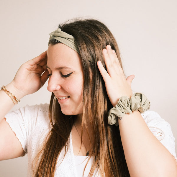 Scrunchie - Sporty Rib Salbei
