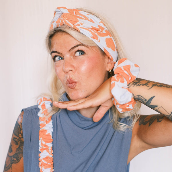 Big Scrunchie - Aloha Blau