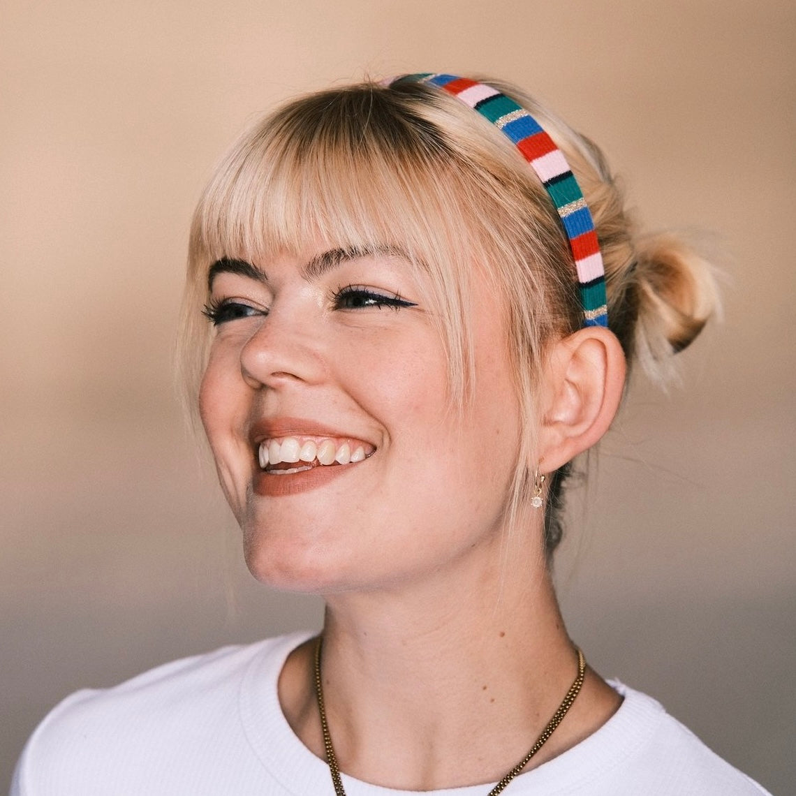 Anna - gestreift Bunt/Glitzer