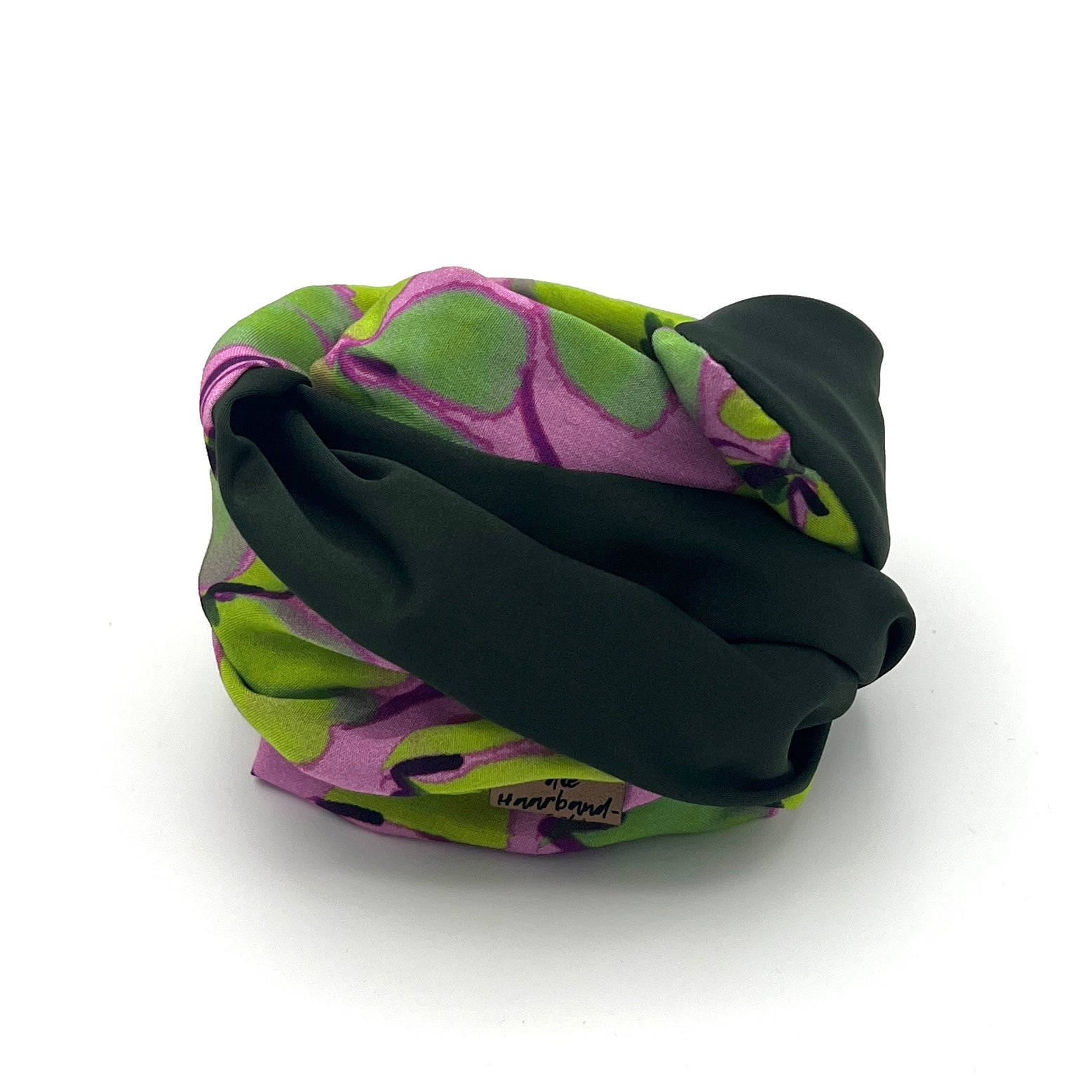 Drahthaarband 2 Seiten - Waldgrün/Kleeblatt