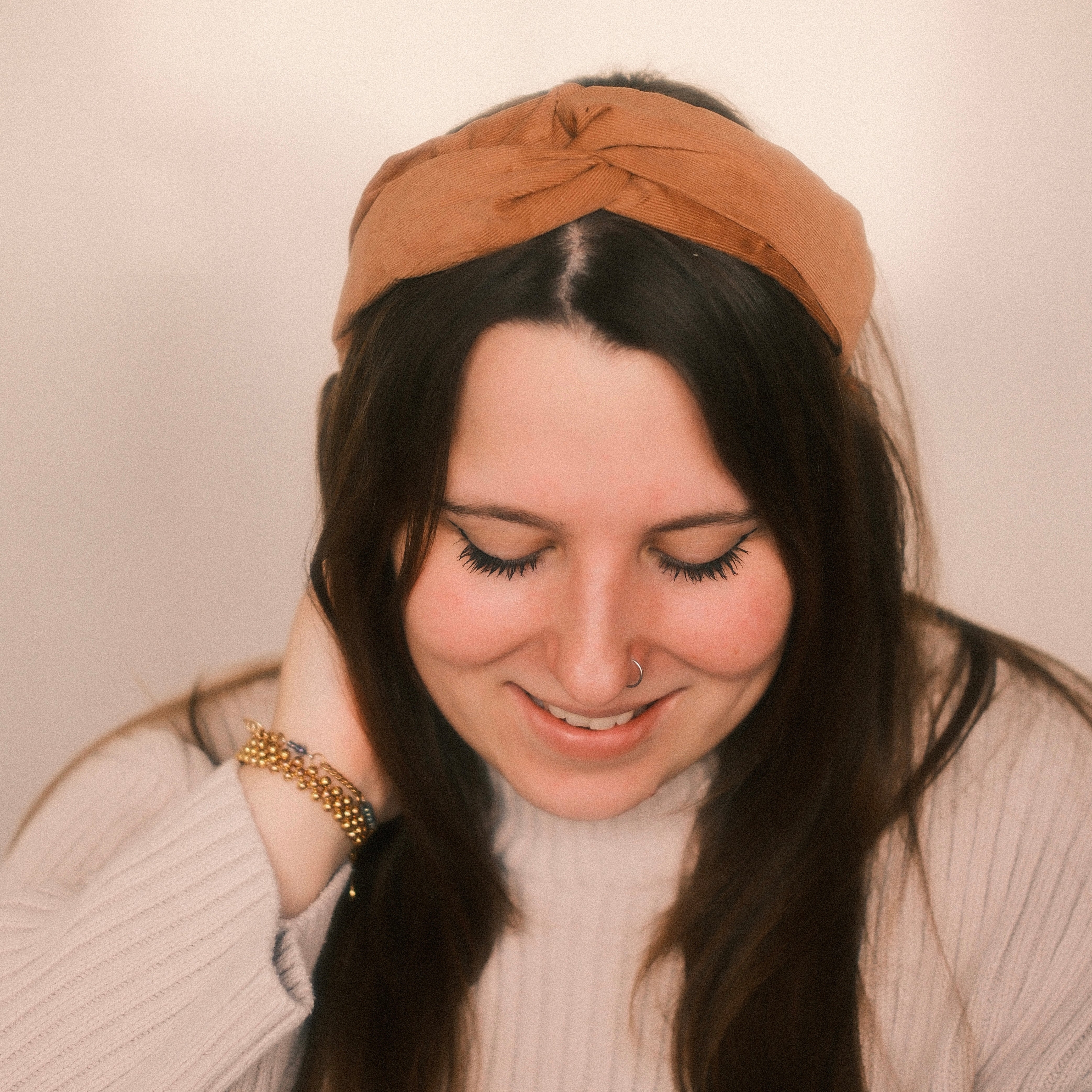 Viky Haarreif - Feincord Camel