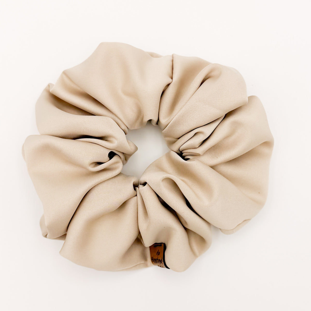 Big Scrunchie - Satin Beige