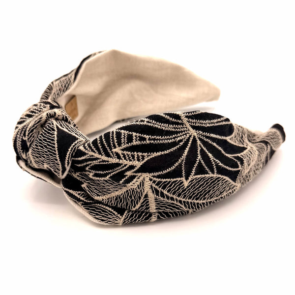 Frieda - Blattwerk Schwarz