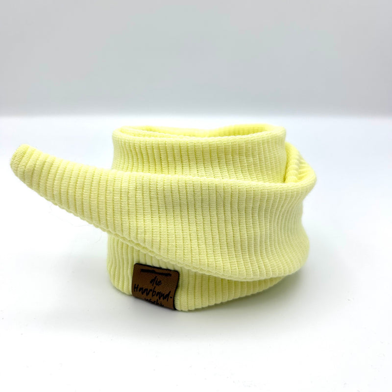 Drahthaarband schmal - Soft Rip Lemon
