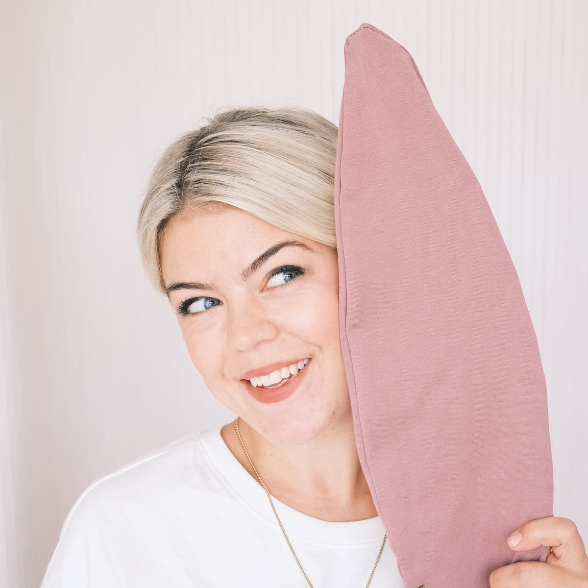 Drahthaarband breit - Rosa