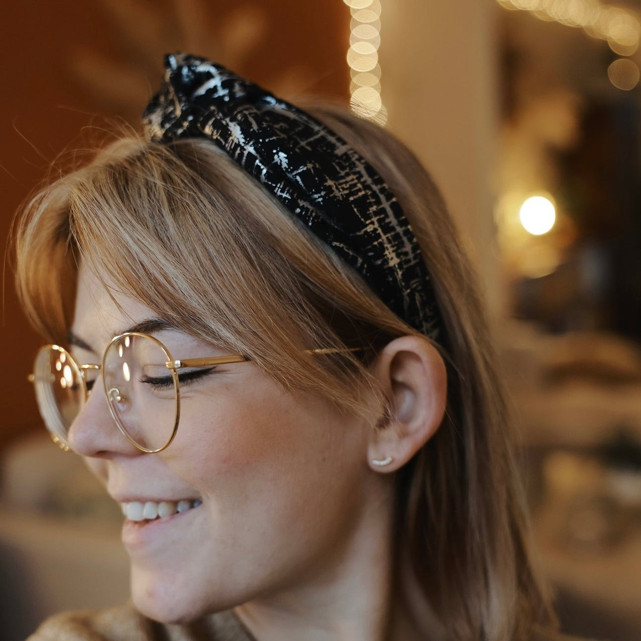 Leyla Muster Schwarz/Silber