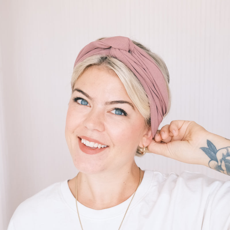 Drahthaarband breit - Rosa