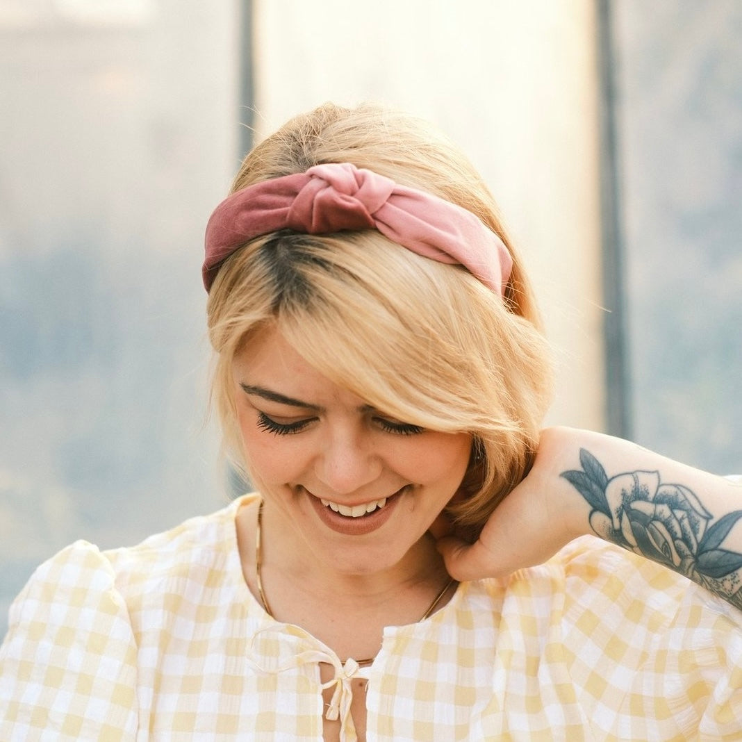 Elli - softpink Haarreif Knoten
