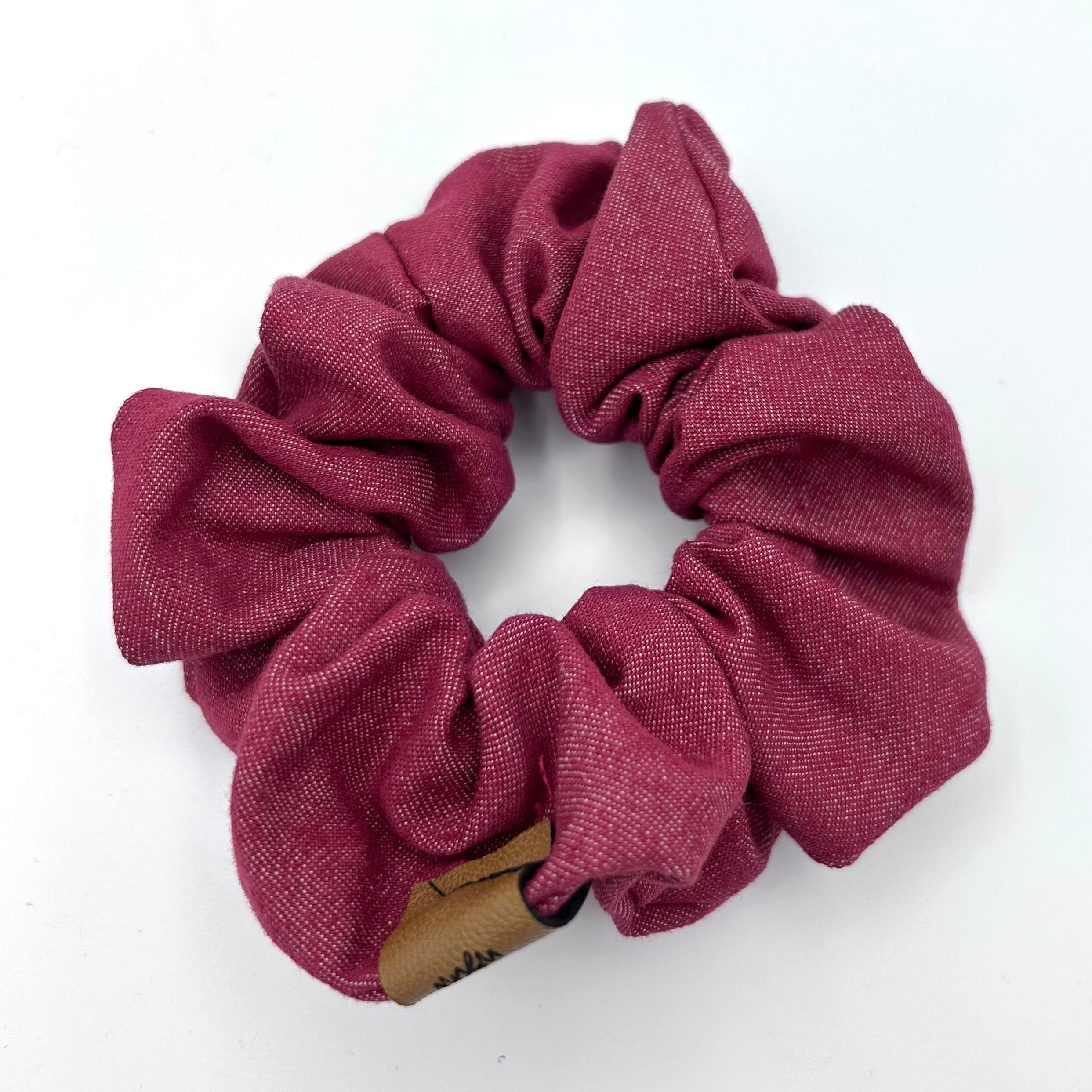 Scrunchie - Jeans Raspberry