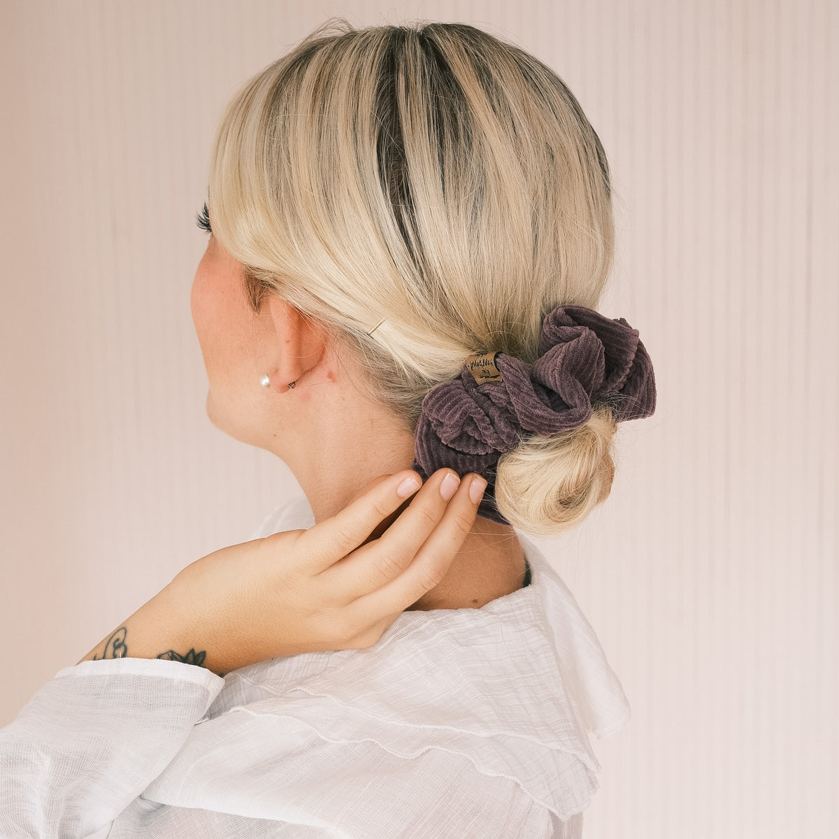 Scrunchie - Cord Lila