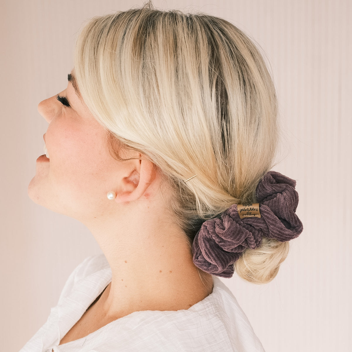 Scrunchie - Cord Lila