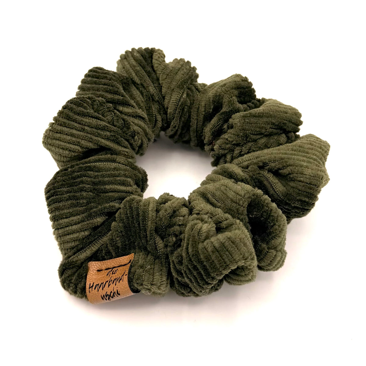 Scrunchie - Cord Waldgrün