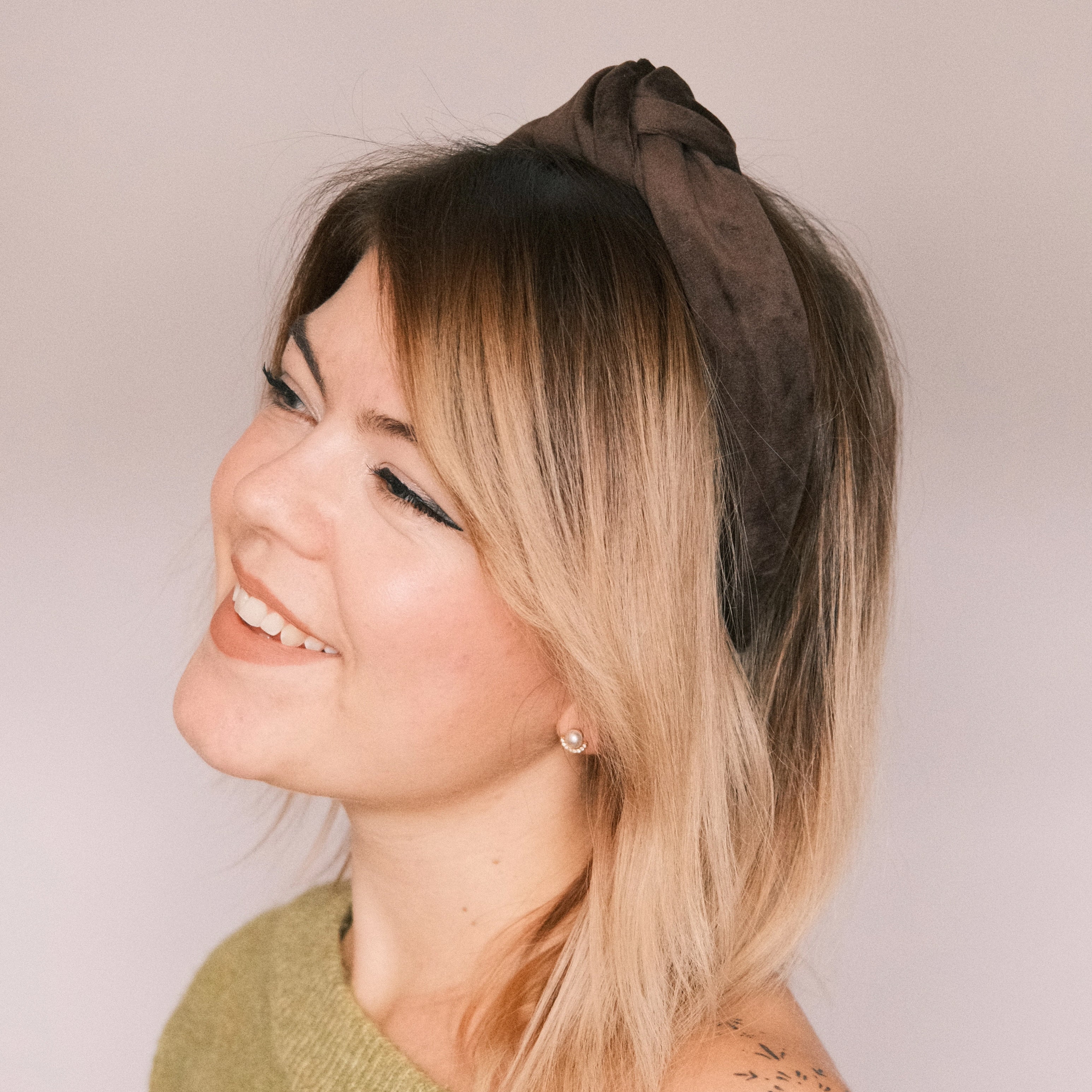 Leyla - Samt Espresso