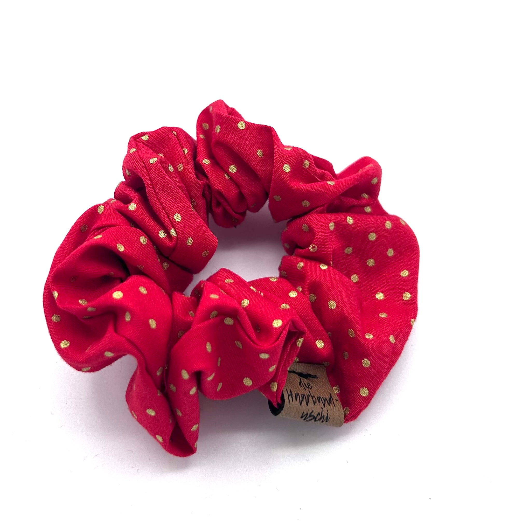 Scrunchie - Dots Rot