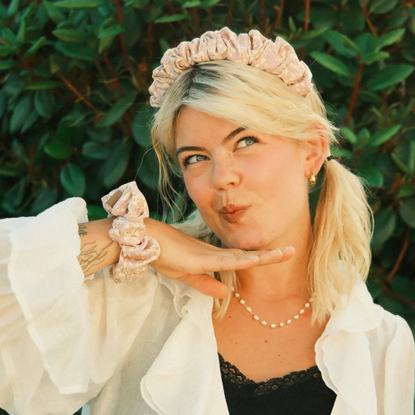 Scrunchie - Flieder Blossom