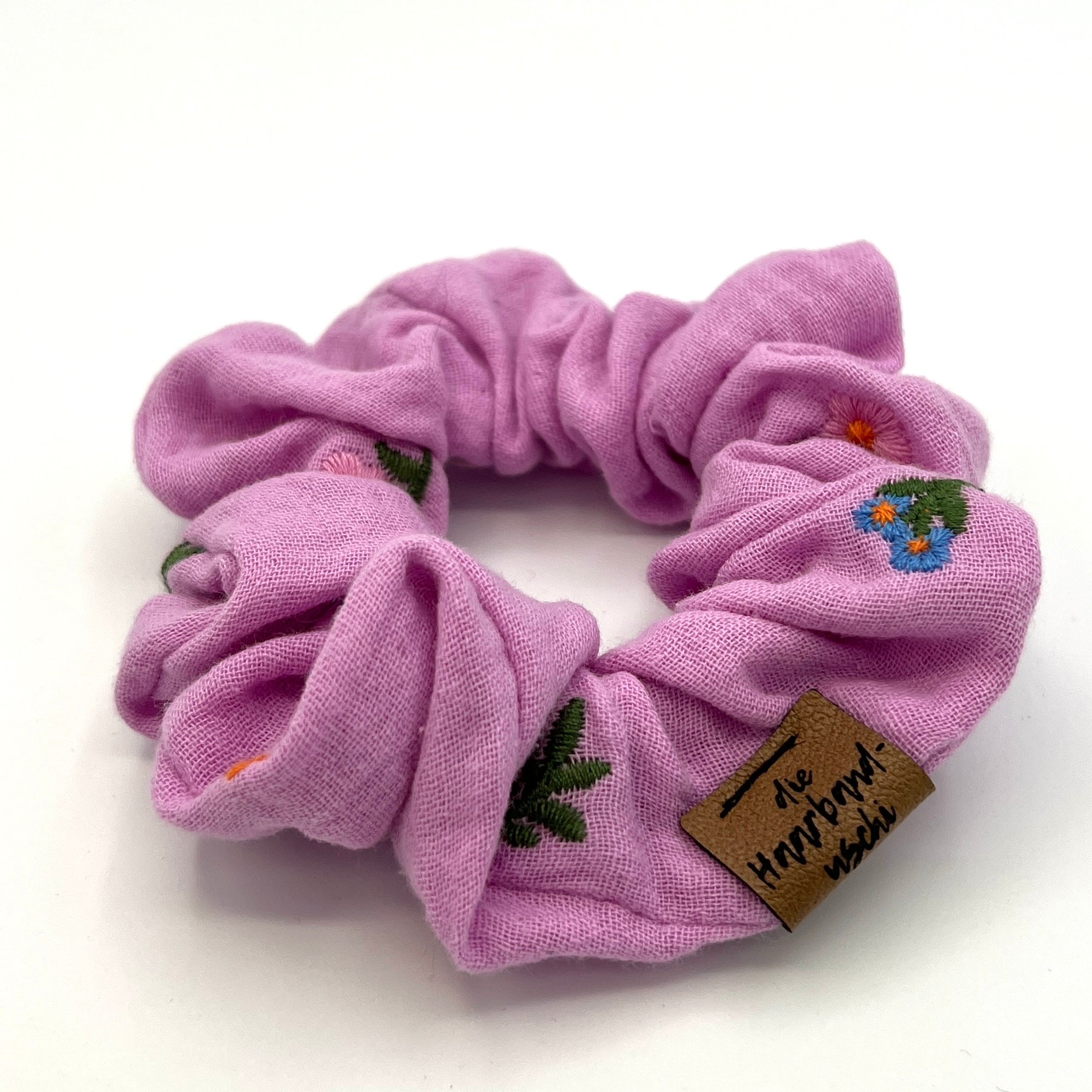 Scrunchie Blümchen rosa