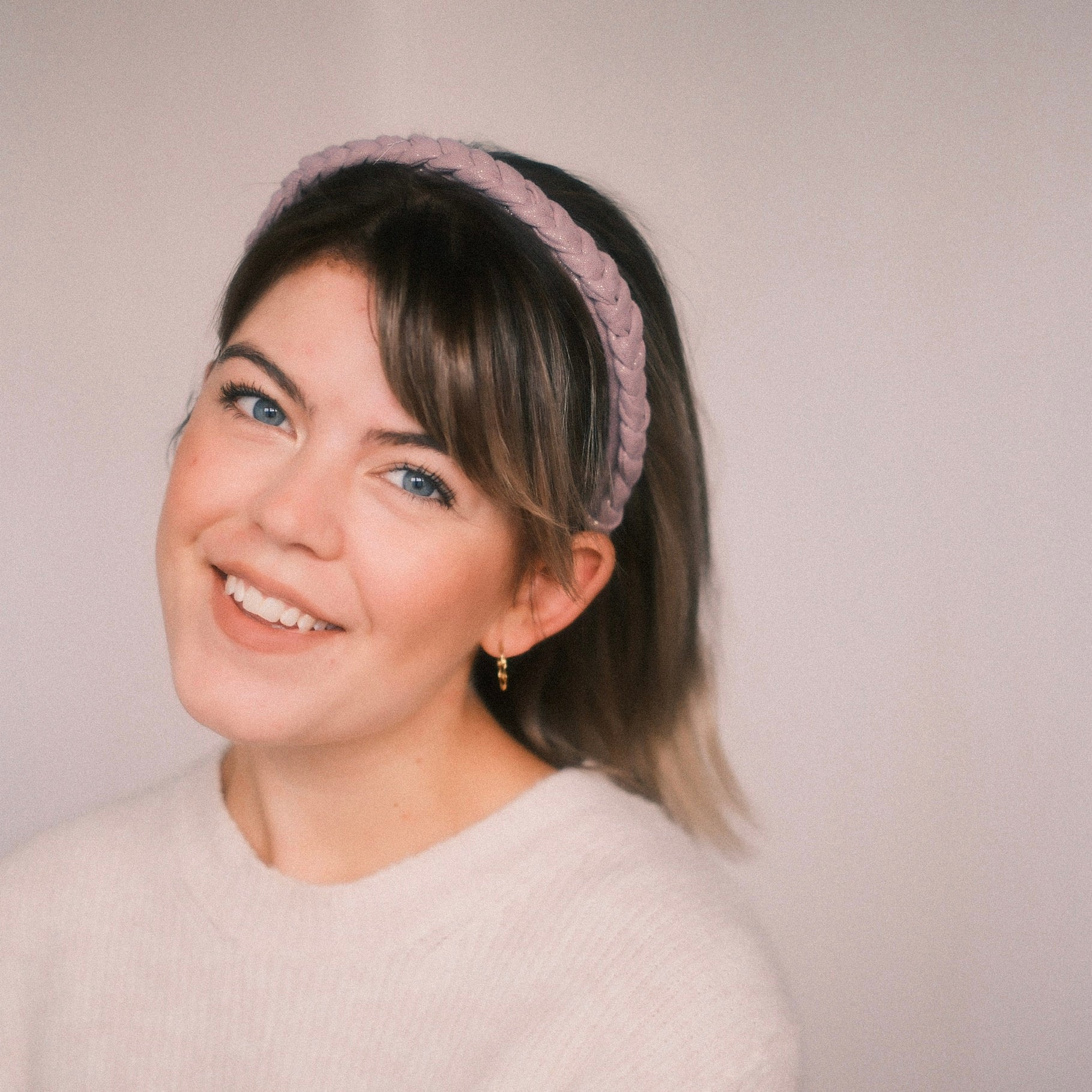 Leni - Glitzer Flieder