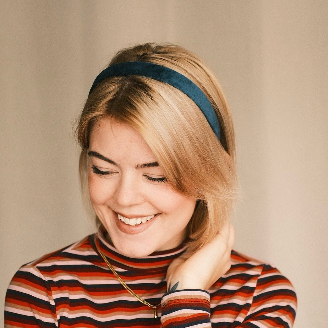 Anna - Ozeanblau Samt