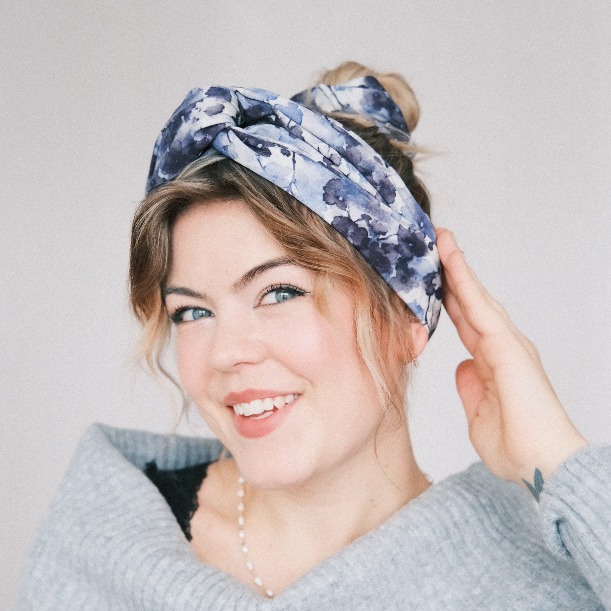Drahthaarband breit - Eisblume