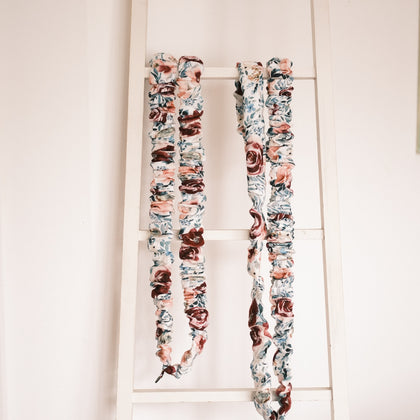 Handykette - Musselin Rosen