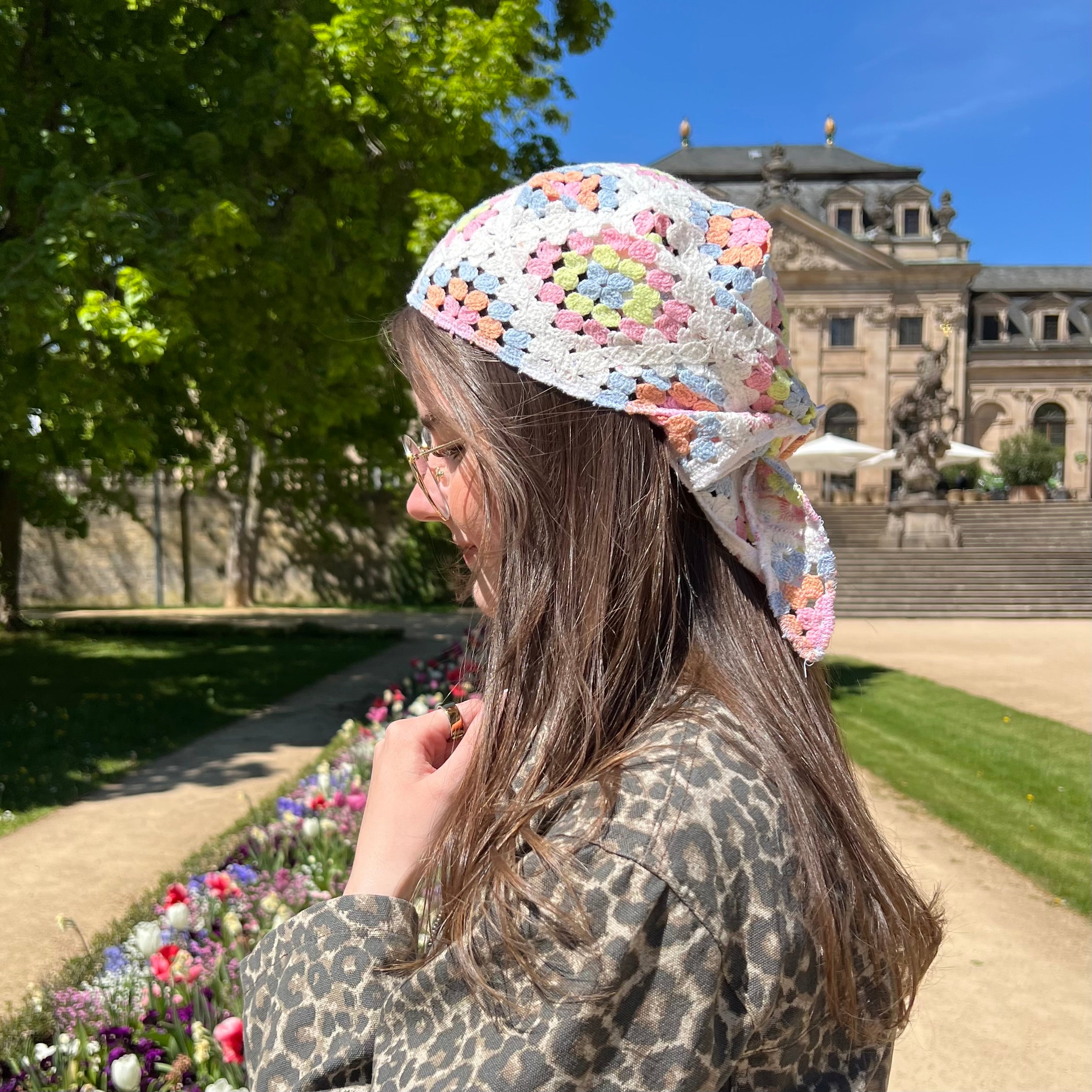 Bandana - Häckelmuster