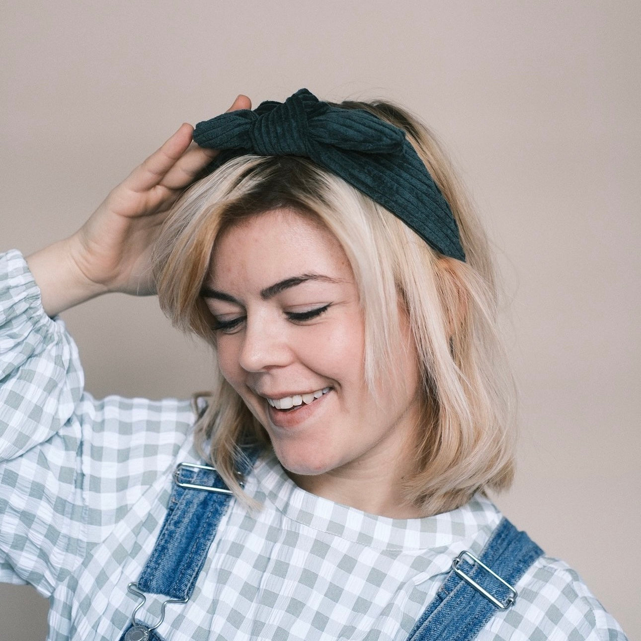 Heidi 4 in 1 Waldgrün Haarreif Schleife