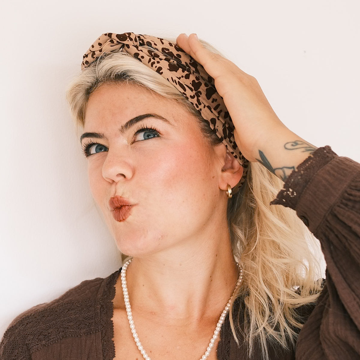 Drahthaarband Breit – Drahthaarband Breit Animal Brown