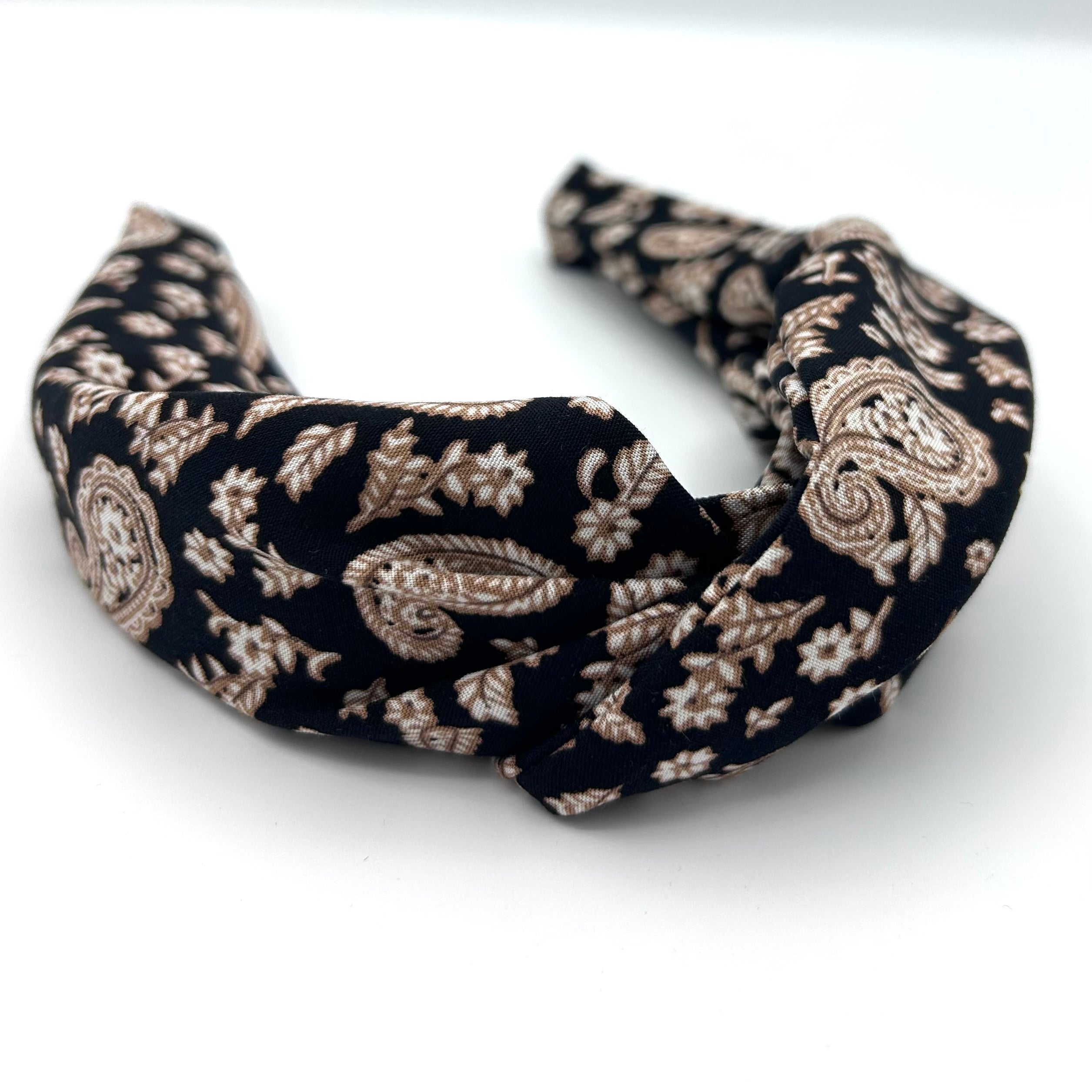 Fritzi - Vintage Paisley Schwarz
